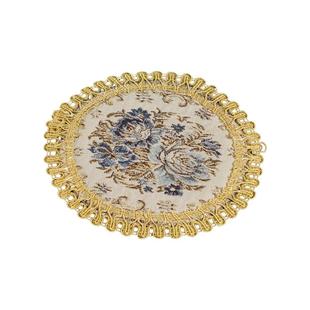 餐垫布艺杯垫花瓶垫子蕾丝底座装饰垫棉麻餐桌垫餐布隔热垫欧式