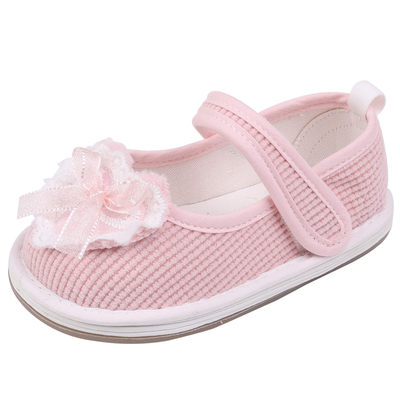 儿童室内学步鞋宝宝布鞋防滑家居地板鞋幼儿园女宝布鞋公主鞋5