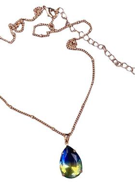 bijoux文艺复古珍珠女锁骨链