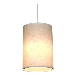 直筒灯罩圆筒吊灯台灯壁灯落地灯圆柱形灯罩外壳通用配件E27布艺