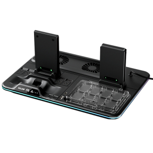 AOLION澳加狮 Switch2收纳架适用任天堂Swtich散热底座Joycon手柄充电座充pro手柄充电底座游戏卡带收纳盒