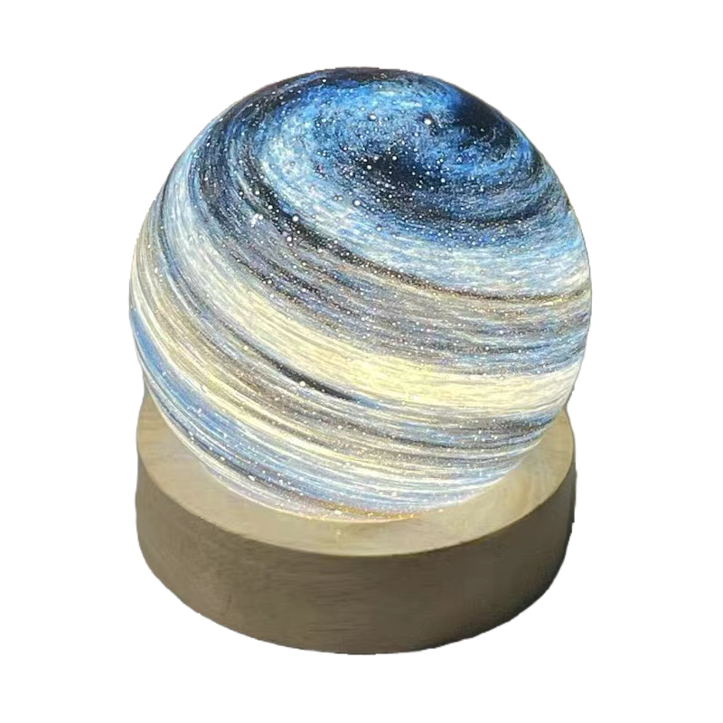 創(chuàng)意星球燈小夜燈星空燈月球燈浪漫氛圍燈床頭燈臥室臺燈生日禮物