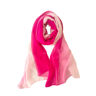 渐变色盘扣披肩春秋旅游拍照多功能沙滩巾扎染防晒透气新中式丝巾