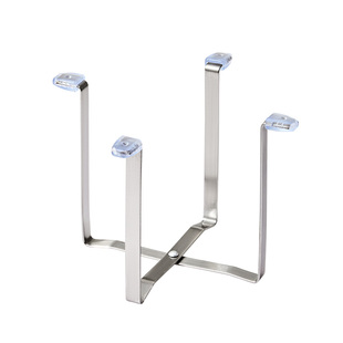 折叠垃圾袋收纳架厨房台面塑料袋固定支架水槽厨余网兜支撑桶神器