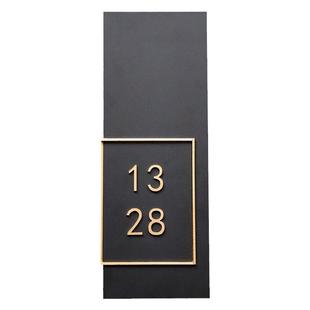 门号牌数字牌别墅门牌定制家用高端现代风牌子极简酒店房间号码牌