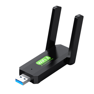 USB无线网卡WiFi6 智能免驱AX1800 千兆双频5G 电竞台式机笔记本无线接收器 无线WiFi发射器 USB3.0高速