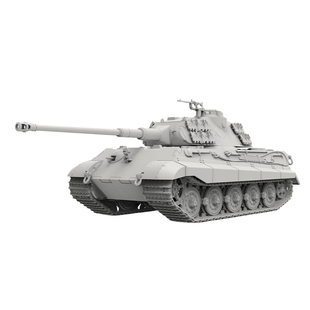 MENG 72-010 1/72 Sd.Kfz.182 虎王坦克 保时捷炮塔型 拼装模型