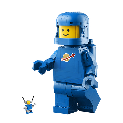 乐高40921蓝色宇航员小人仔积木
