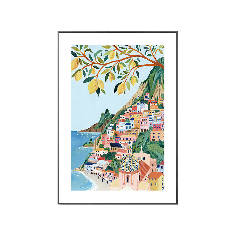 小众客厅背景墙风景装饰画