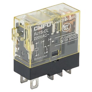 薄型继电器RJ2S/1S-DC24VAC220V小型继电器8脚5脚微型
