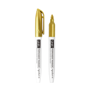 【sd签名笔】Urdi水性签名笔速干防水明星球衣签名sd签球鞋票根金属金色签字笔追星专用不断墨记号笔