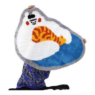 「两脚怪|浪漫又勇敢的大废物植绒地毯」原创可爱卡通新年床边垫