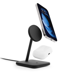 Twelve South HiRise 2 Deluxe二合一无线充电器MagSafe磁吸Qi2适用苹果iPhone17快充15W耳机支架快充底座
