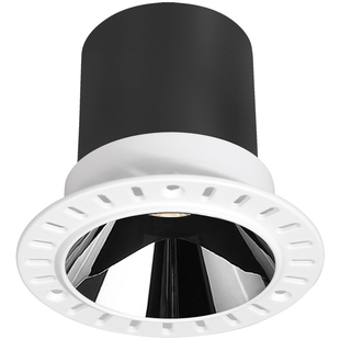 爱多辉预埋无边框射灯嵌入式led天花灯防眩cob客厅极简无主灯7566