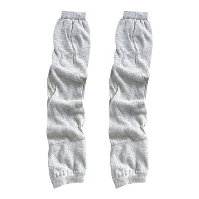 白灰色堆堆袜女显瘦过膝腿套