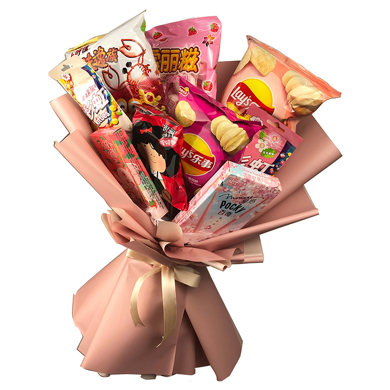 网红零食花束制作材料包全套手工DIY生日礼物儿童棒棒糖情人节