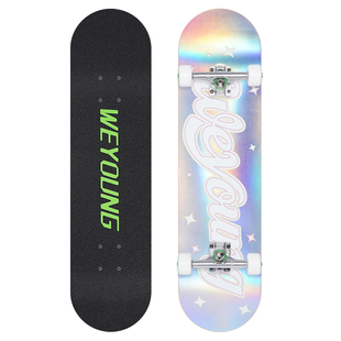 Weyoung滑板桥钉专业内六角板钉INDY双翘配件螺丝黑色银色彩色