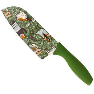 卡罗特菜刀家用切片刀切肉厨师刀锋利不锈钢刀厨房女士刀具三德刀