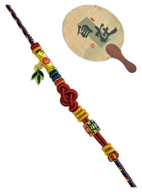 蛇年手绳紫气东来配色手绳如意结手工编绳小红书爆款手绳可串金饰