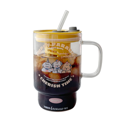 带茶仓高硼硅玻璃杯大容量泡茶杯
