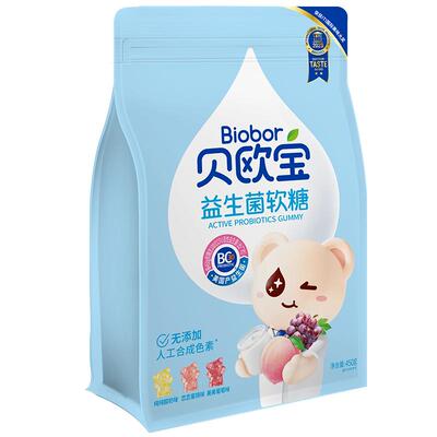 贝欧宝萌趣益生菌软糖450g