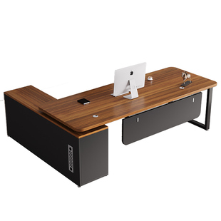 办公桌老板桌办公室家具主管桌椅组合总裁经理桌子简约现代大班台