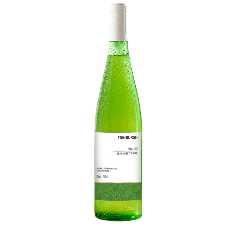雷司令半甜白葡萄酒8度750ml果酒甜酒清爽冰饮女生聚会礼物西柚