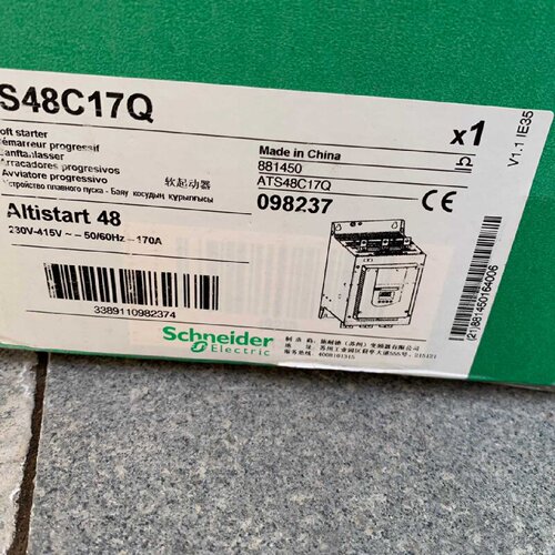 议价施耐德ATS48C17Q软启动器-90KW-三相230-415V-原装现货 保质