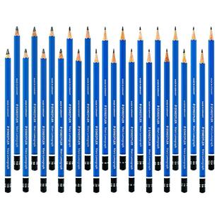 【自营】德国施德楼100蓝杆素描铅笔美术生入门专用绘画笔6b学生考试2B顺滑速写软碳浓黑8B工业设计制图铅笔
