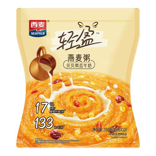 【U先派样】西麦南瓜牛奶燕麦粥350g（35*10）