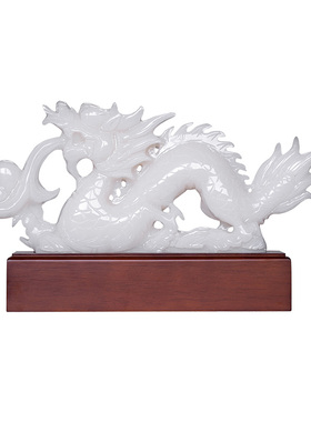 腾龙玉石开业送人礼品办公室摆件