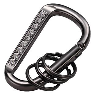 多功能钥匙扣新款汽车锁匙圈快挂金属耐用弹簧扣登山扣女生便捷扣