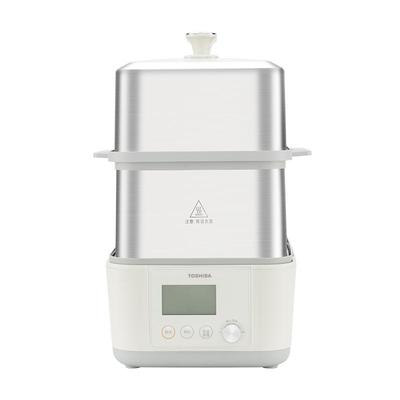 东芝芝味蒸电蒸锅不锈钢蒸炖煮锅