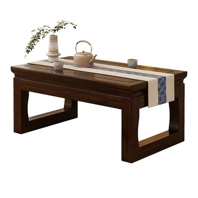 新中式实木宋式美学禅意茶桌客厅民宿阳台小型茶台边几飘窗榻榻米