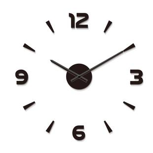 免打孔时钟挂墙钟表挂钟客厅家用时尚简约创意3D亚克力钟夜光挂钟