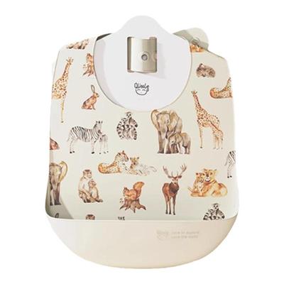 Qlittle宝宝吃饭围兜防水防脏