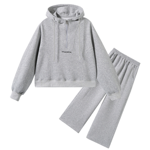 女童卫衣套装春装2026新款韩系儿童春款卫衣外套中大童运动两件套