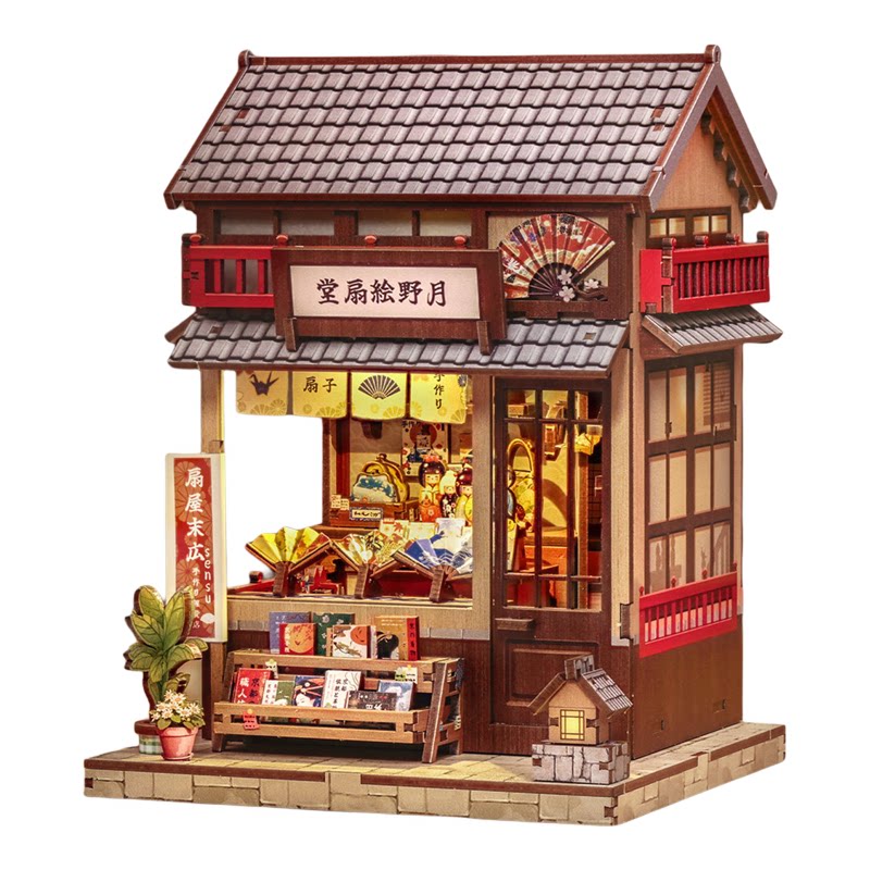 CuteBee日式茶室微缩拼装小屋