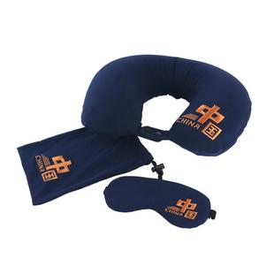 我的主场中国国家队足球队出征套装睡眠遮光眼罩充气便携U型枕头