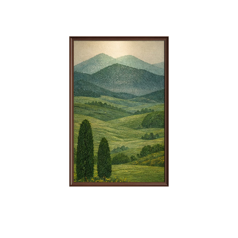 中古风装饰画玄关挂画法式复古画