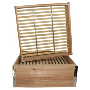 木方形蒸笼商用正长方形竹制蒸格盖酒店方笼蒸包子四方笼屉定制头