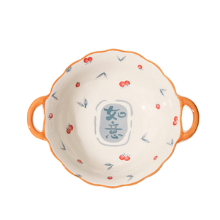 双耳汤碗家用2026新款特大号9.5英寸酸菜鱼水煮鱼陶瓷大盆双耳碗