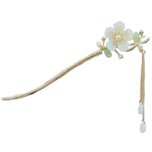 国风发簪簪子2025新款古风女高级感马面裙新中式木簪步摇发钗头饰