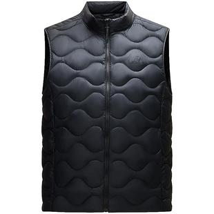 安踏雪壳羽绒丨轻薄羽绒服马甲男士冬季新款户外立领加厚保暖外套