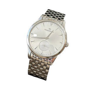 适配积家大师钢带表带超薄月相地理北宸约会小丑原装实心精钢表链