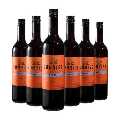 干露旭日梅洛半干红葡萄酒