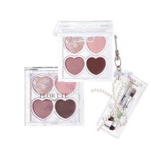 FLORTTE/花洛莉亚自恋系列四色卧蚕多用盘提亮下至眼线眼影综合盘