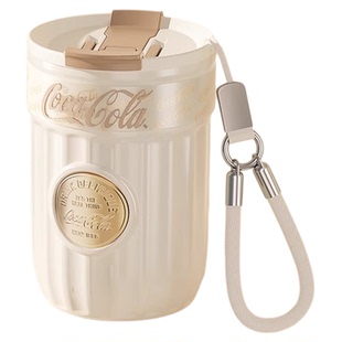 GERM可口可乐咖啡杯保温杯女生高颜值吸管水杯子便携随行生日礼物