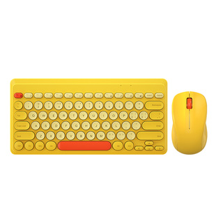 BOW航世笔记本外接无线键盘鼠标套装USB无声静音小巧小型电脑办公