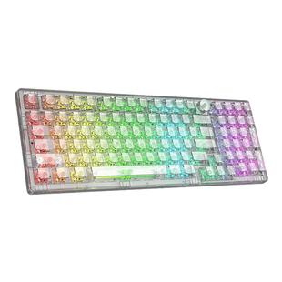 欧赛得DK98机械键盘Gasket蓝牙三模无线有线RGB热插拔套件透明壳